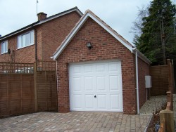 One off build house and garage