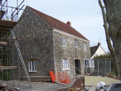 Two new build houses at Badgworth, Somerset